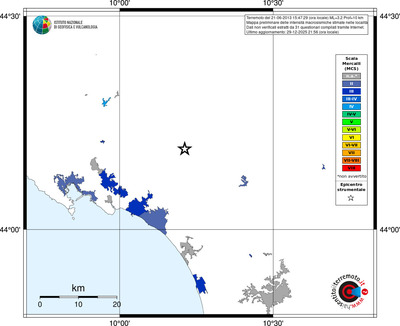 Mappa MCS - territori località