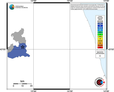 Mappa MCS - territori comuni