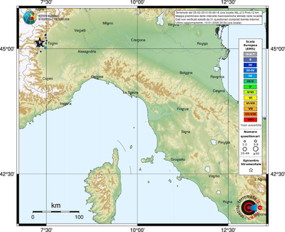 Mappa EMS - località