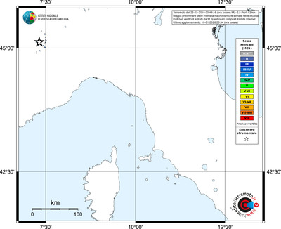 Mappa MCS - territori località
