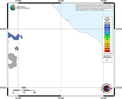 Mappa MCS - territori comuni