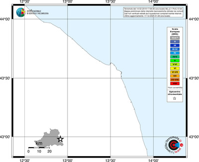 Mappa EMS - territori comuni
