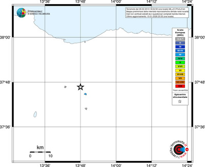 Mappa EMS - territori località