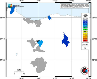Mappa EMS - territori comuni