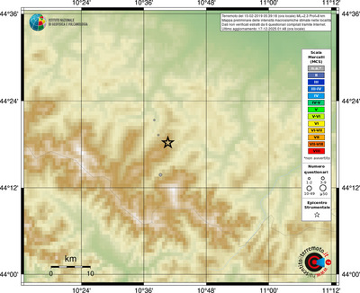 Mappa MCS - località