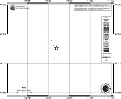 Mappa EMS - territori località