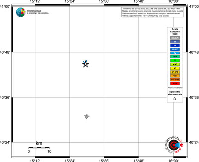 Mappa EMS - territori località