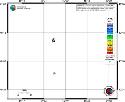 Mappa MCS - territori località
