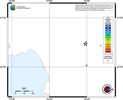 Mappa EMS - territori località