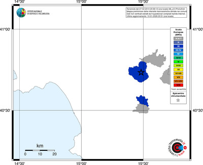 Mappa EMS - territori comuni