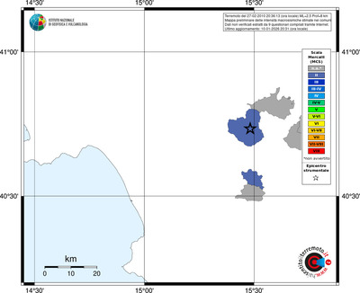 Mappa MCS - territori comuni