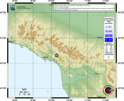 Mappa comuni con almeno 3 questionari