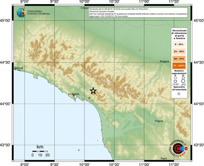 Mappa comuni con almeno 3 questionari