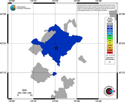 Mappa EMS - territori comuni