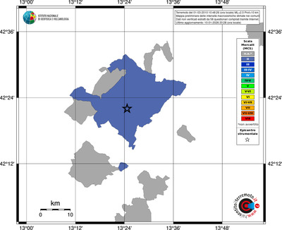 Mappa MCS - territori comuni