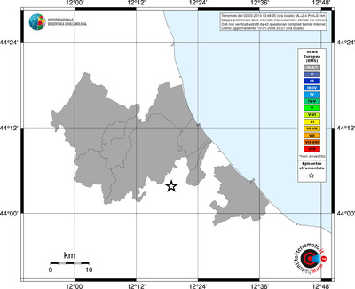 Mappa EMS - territori comuni