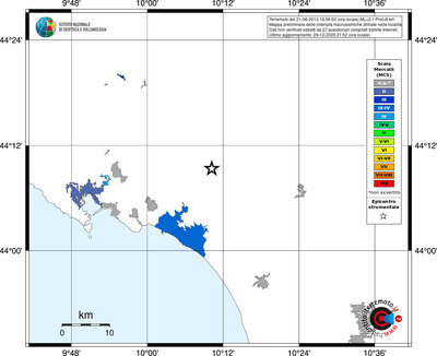 Mappa MCS - territori località