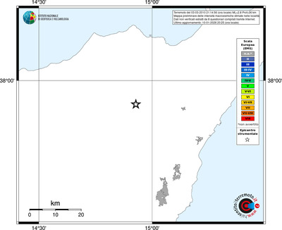 Mappa EMS - territori località