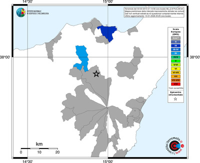 Mappa EMS - territori comuni