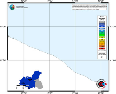 Mappa EMS - territori comuni