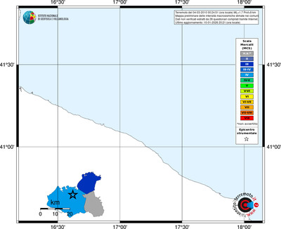 Mappa MCS - territori comuni