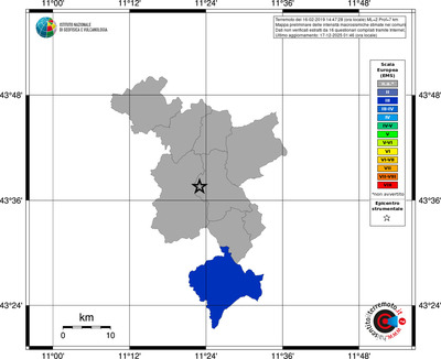 Mappa EMS - territori comuni