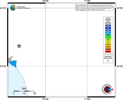 Mappa MCS - territori località