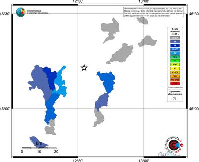 Mappa MCS - territori comuni