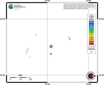 Mappa EMS - territori località