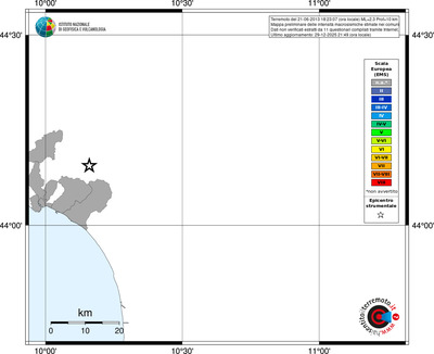 Mappa EMS - territori comuni