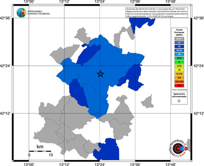 Mappa EMS - territori comuni