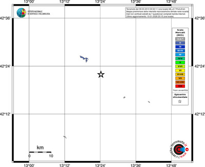 Mappa MCS - territori località
