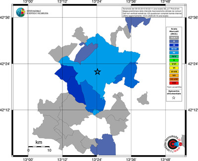 Mappa MCS - territori comuni