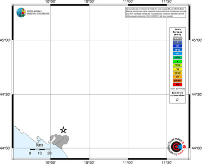 Mappa EMS - territori comuni