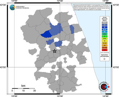 Mappa MCS - territori comuni
