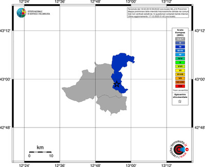 Mappa EMS - territori comuni