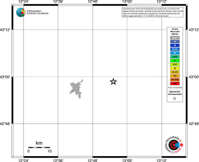 Mappa MCS - territori località