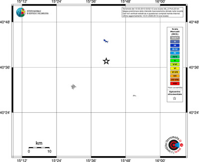 Mappa MCS - territori località