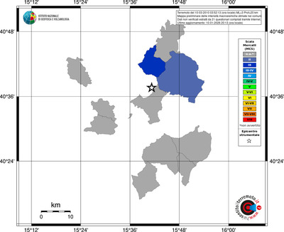 Mappa MCS - territori comuni