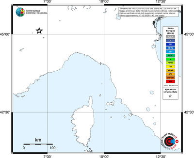 Mappa EMS - territori località