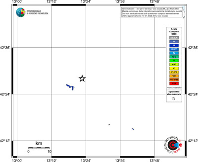 Mappa EMS - territori località