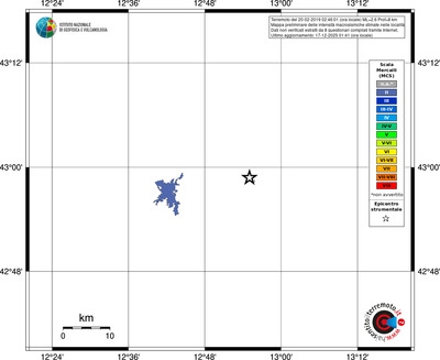 Mappa MCS - territori località
