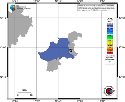 Mappa MCS - territori comuni
