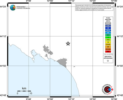 Mappa MCS - territori località