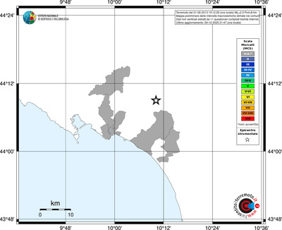 Mappa MCS - territori comuni