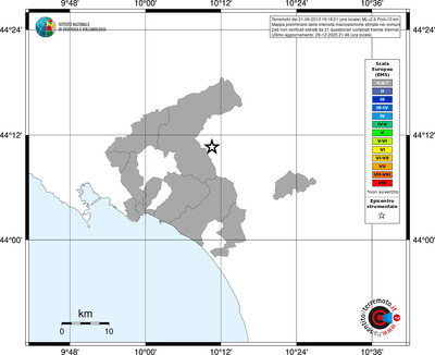 Mappa EMS - territori comuni