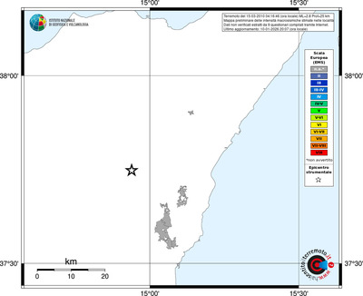 Mappa EMS - territori località