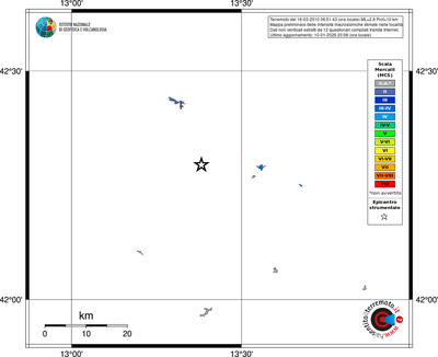 Mappa MCS - territori località