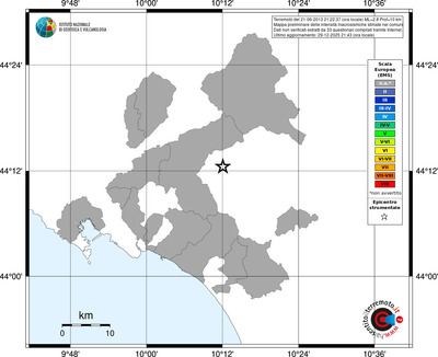 Mappa EMS - territori comuni