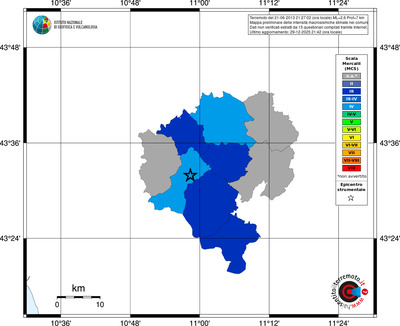Mappa MCS - territori comuni